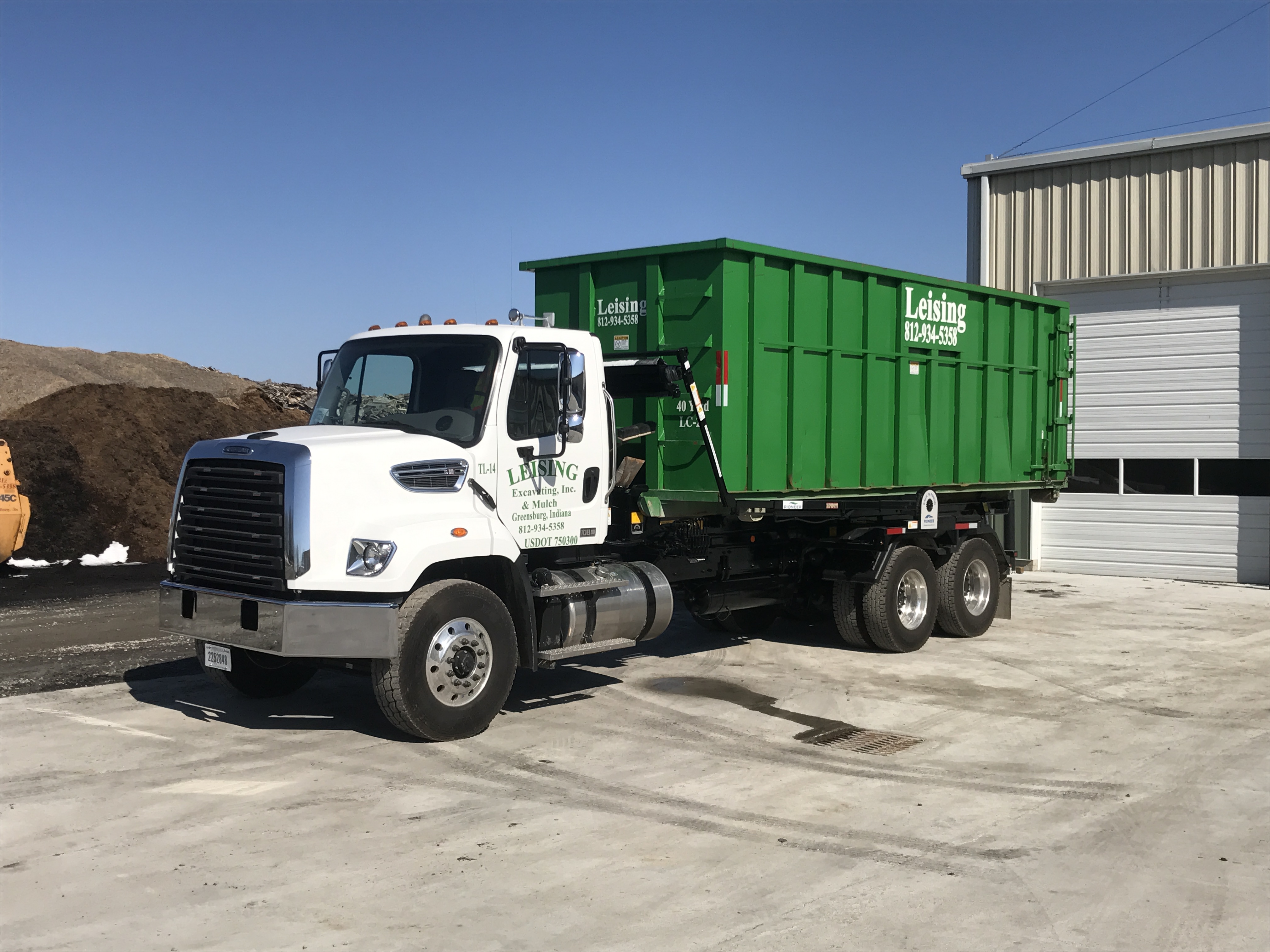 Leising Excavating and Mulch Greensburg, Indiana